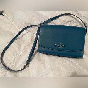 Kate Spade Carson Crossbody. Teal